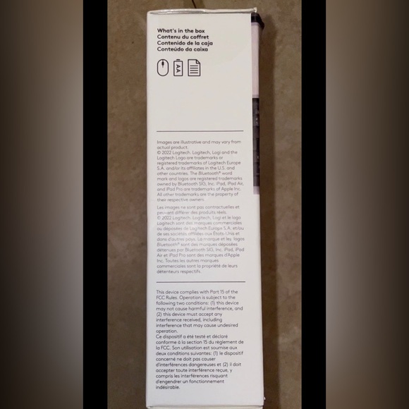 NIB Logitech WIRELESS MOUSE FOR iPad, iPad Air, iPad Pro - Picture 4 of 8